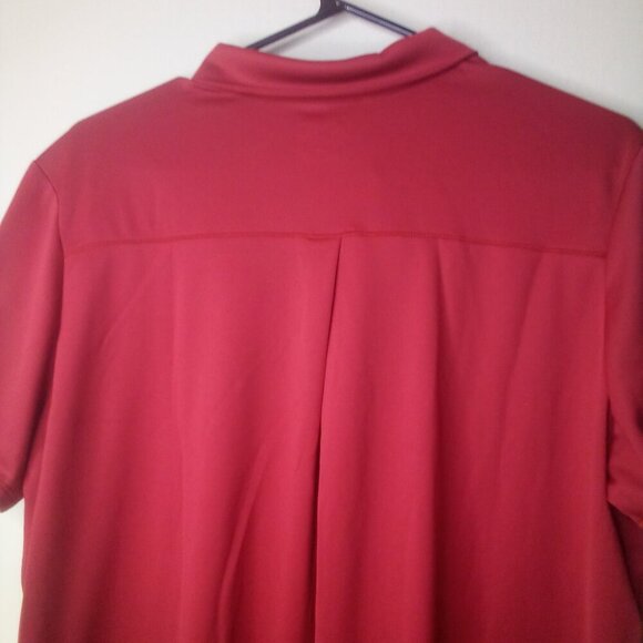 Adidas Polo Shirt BMW Charity Pro-Am Women 2XL Short Sleeve Red - Picture 2 of 16